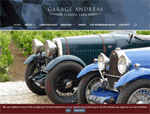 Tablet Screenshot of garageandreas.com